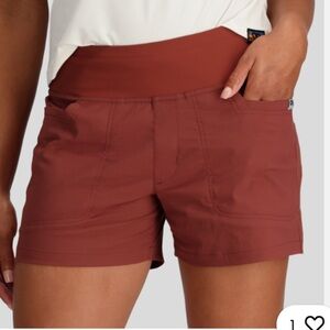 Like New: Outdoor Research Women's Zendo Shorts - 4" inseam Brick Size Large
